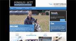 Desktop Screenshot of fondleysettfarm.co.uk