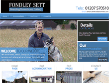Tablet Screenshot of fondleysettfarm.co.uk